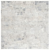 SAFAVIEH Dream Isidor Abstract Area Rug, Grey/Green, 6'7" x 6'7" Square