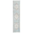 thumbnail image 1 of SAFAVIEH Dream Layne Distressed Runner Rug, Grey/Aqua, 2' x 8', 1 of 8