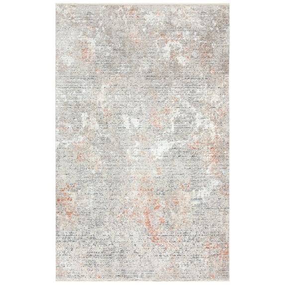 SAFAVIEH Dream Santos Abstract Runner Rug, Grey/Multi, 2' x 8'