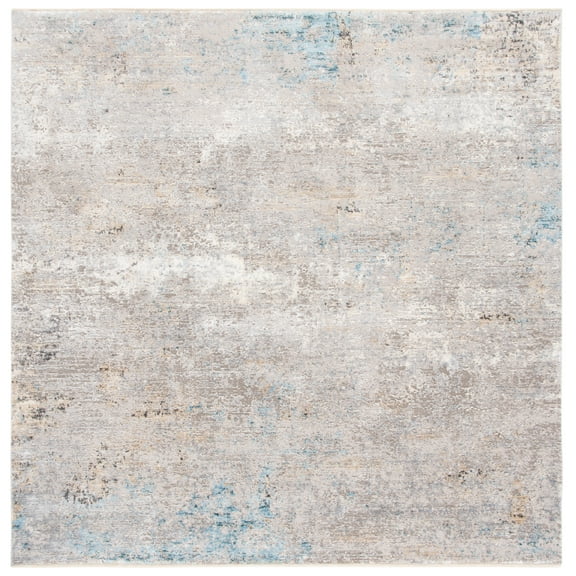 SAFAVIEH Dream Sloane Abstract Area Rug, Grey/Multi, 6'7" x 6'7" Square