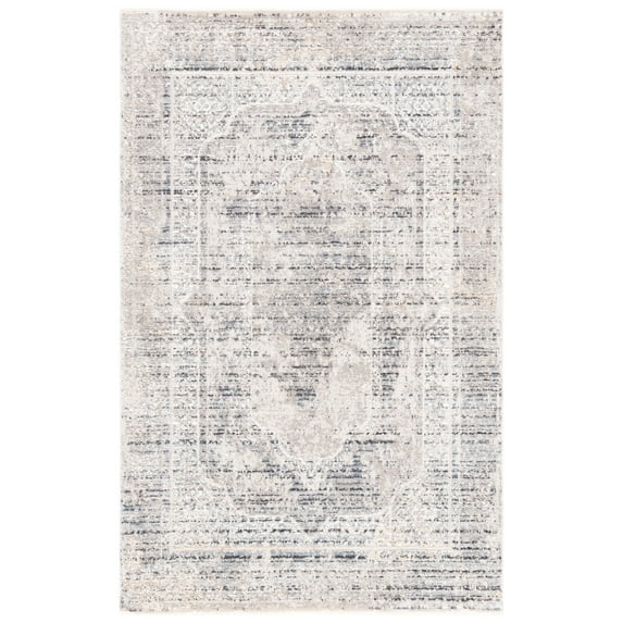 SAFAVIEH Dream Tangier Distressed Area Rug, Grey/Ivory, 2'6" x 4'