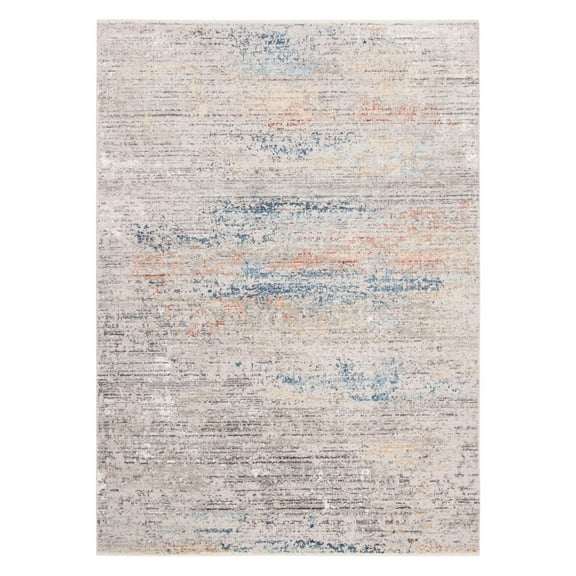 SAFAVIEH Dream Urban Abstract Area Rug, Grey/Blue, 8' x 10'