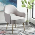 thumbnail image 1 of SAFAVIEH Dublyn Accent Chair Light Grey, 1 of 10