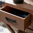 thumbnail image 1 of SAFAVIEH Dunstan Accent Table With Storage Drawer Washed Nat Pine, 1 of 7