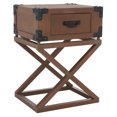 thumbnail image 1 of SAFAVIEH Dunstan Rustic Accent Table With Storage Drawer, Washed Natural Pine, 1 of 15