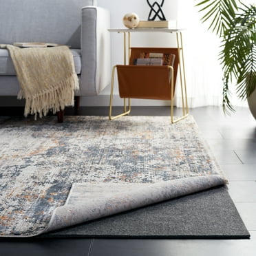 SAFAVIEH Durable Hard Surface Non-Slip Rug Pad, Grey, 6' x 6' Round