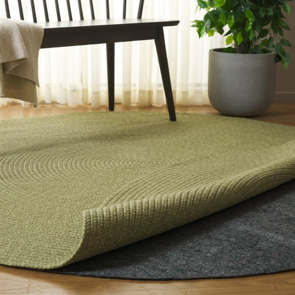 SAFAVIEH Durable Hard Surface Non-Slip Rug Pad, Grey, 6' x 6' Round