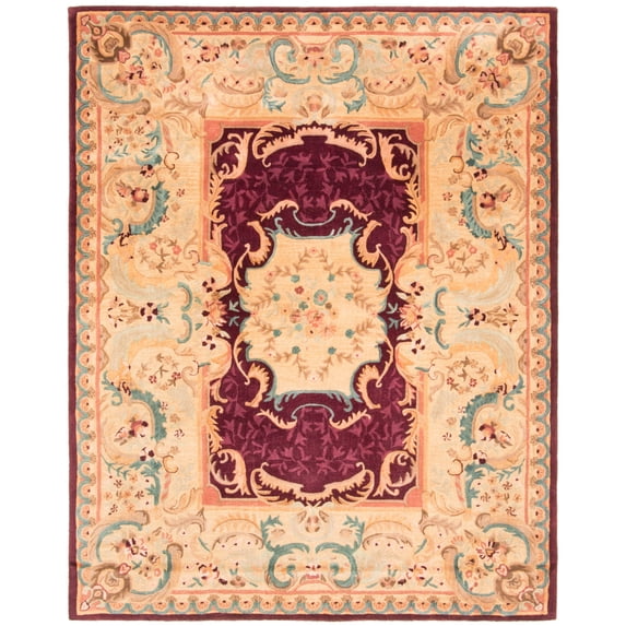 SAFAVIEH EM422A Empire Burgundy / Gold