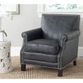 thumbnail image 1 of SAFAVIEH Easton Club Chair Silver Nail Head Black / Crocodile, 1 of 7