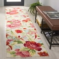 thumbnail image 1 of Safavieh Easy Care Aithne Floral Runner Rug, Ivory/Red, 2'3" x 9', 1 of 6