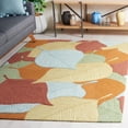 thumbnail image 1 of Safavieh Easy Care Alaia Botanical Area Rug, Rust/Green, 6' x 6' Square, 1 of 10