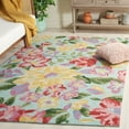 thumbnail image 1 of Safavieh Easy Care Alan Floral Area Rug, Blue/Pink, 5' x 8', 1 of 10