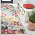 thumbnail image 1 of Safavieh Easy Care Alan Floral Runner Rug, Blue/Pink, 2'3" x 9', 1 of 10