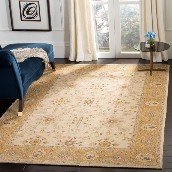 Safavieh Easy Care Alban Oriental Area Rug, Ivory/Beige, 6' x 9'