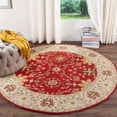 thumbnail image 1 of Safavieh Easy Care Alban Oriental Area Rug, Red/Ivory, 6' x 6' Round, 1 of 8