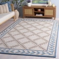 thumbnail image 1 of Safavieh Easy Care Beckett Trellis Area Rug, Ivory/Light Blue, 3' x 5', 1 of 12
