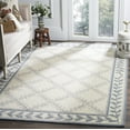 thumbnail image 1 of SAFAVIEH Easy Care Beckett Trellis Area Rug, Ivory/Light Blue, 4' x 6', 1 of 7