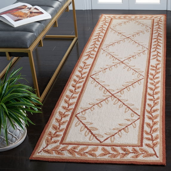 Safavieh Easy Care Beckett Trellis Runner Rug, Ivory/Beige, 2'6" x 10'