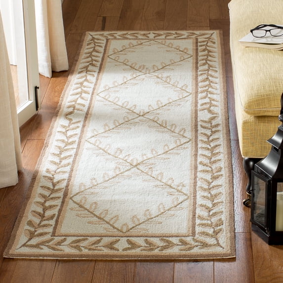 Safavieh Easy Care Beckett Trellis Runner Rug, Ivory/Sage, 2'6" x 10'