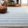 thumbnail image 1 of Safavieh Easy Care Borko Cross Polyester Machine Washable Area Rug, Ivory/Gray, 5' x 8', 1 of 12
