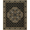 thumbnail image 1 of SAFAVIEH Easy Care Braiden Geometric Quatrefoil Area Rug, Black/Gold, 3' x 5', 1 of 10