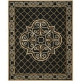 thumbnail image 1 of SAFAVIEH Easy Care Braiden Geometric Quatrefoil Area Rug, Black/Gold, 8' x 10', 1 of 10