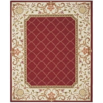 SAFAVIEH Easy Care Chanelle Floral Area Rug, Sage/Multi, 6' x 9'