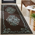thumbnail image 1 of Safavieh Easy Care Chanelle Floral Runner Rug, Chocolate/Multi, 2'6" x 8', 1 of 8