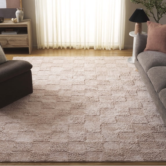 Safavieh Easy Care Coty Checkered Area Rug, Beige, 8' x 10'