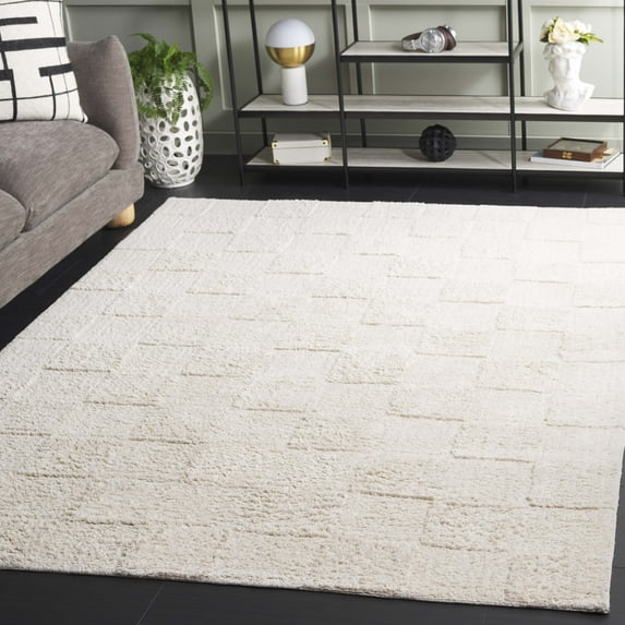 Safavieh Easy Care Coty Checkered Area Rug, Ivory, 4' x 6'