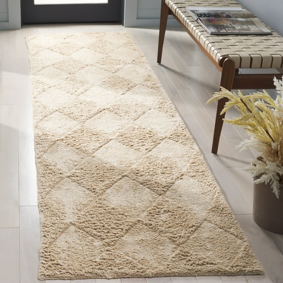 Safavieh Easy Care Danita Geometric Machine Washable Runner Rug, Beige, 2'3" x 9'