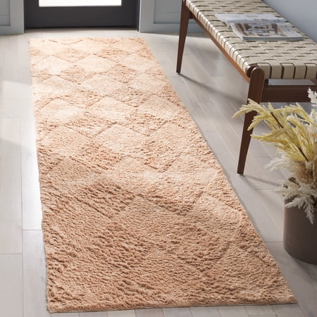 Safavieh Easy Care Danita Geometric Machine Washable Runner Rug, Orange, 2'3" x 9'