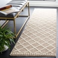 thumbnail image 1 of Safavieh Easy Care Dilara Cross Polyester Machine Washable Runner Rug, Beige/Ivory, 2'3" x 12', 1 of 12