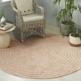 thumbnail image 1 of Safavieh Easy Care Edythe Solid Machine Washable Area Rug, Pink, 6' x 6' Round, 1 of 7