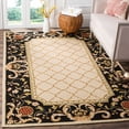 thumbnail image 1 of Safavieh Easy Care Elisaveta Oriental Area Rug, Ivory/Black, 8' x 10', 1 of 9