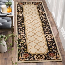 Safavieh Easy Care Elisaveta Oriental Runner Rug, Ivory/Black, 2'6" x 10'