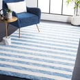 thumbnail image 1 of Safavieh Easy Care Fergal Striped Polyester Machine Washable Area Rug, Light Blue/Ivory, 2' x 3', 1 of 12