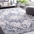 thumbnail image 1 of Safavieh Easy Care Iacopo Oriental Machine Washable Runner Rug, Ivory/Blue, 2' x 5', 1 of 11