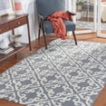 thumbnail image 1 of Safavieh Easy Care Jace Geometric Polyester Area Rug, Gray/Ivory, 4' x 6', 1 of 11