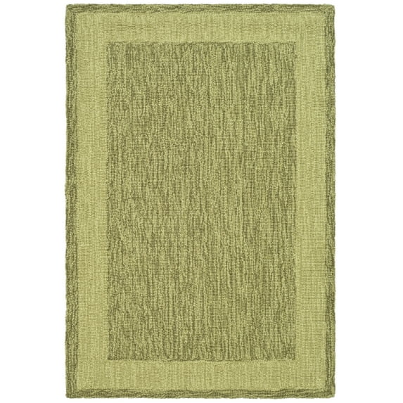 SAFAVIEH Easy Care Jane Solid Area Rug, Green, 2' x 3'
