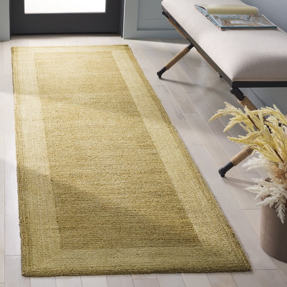 Safavieh Easy Care Jane Solid Runner Rug, Green, 2'6" x 10'