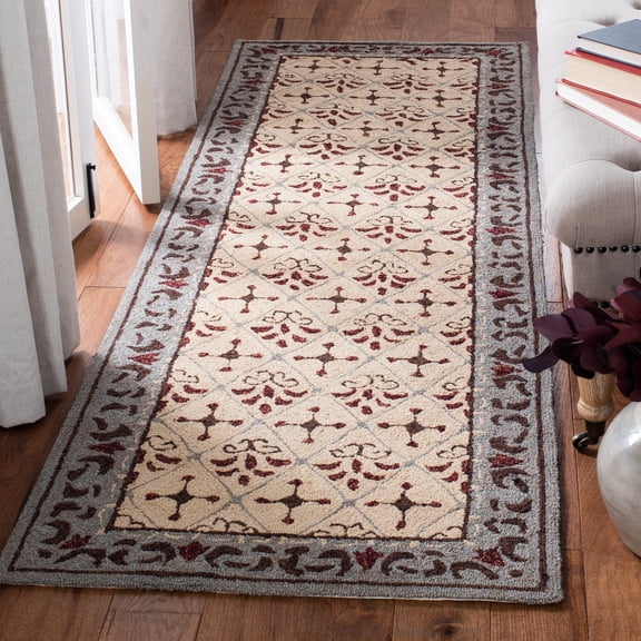 Safavieh Easy Care Juniper Oriental Runner Rug, Beige/Red, 2'6" x 8'