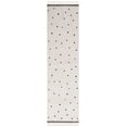 thumbnail image 1 of SAFAVIEH Easy Care Leptis Polka Dots Runner Rug, 2'3" x 9', Ivory/Black, 1 of 8