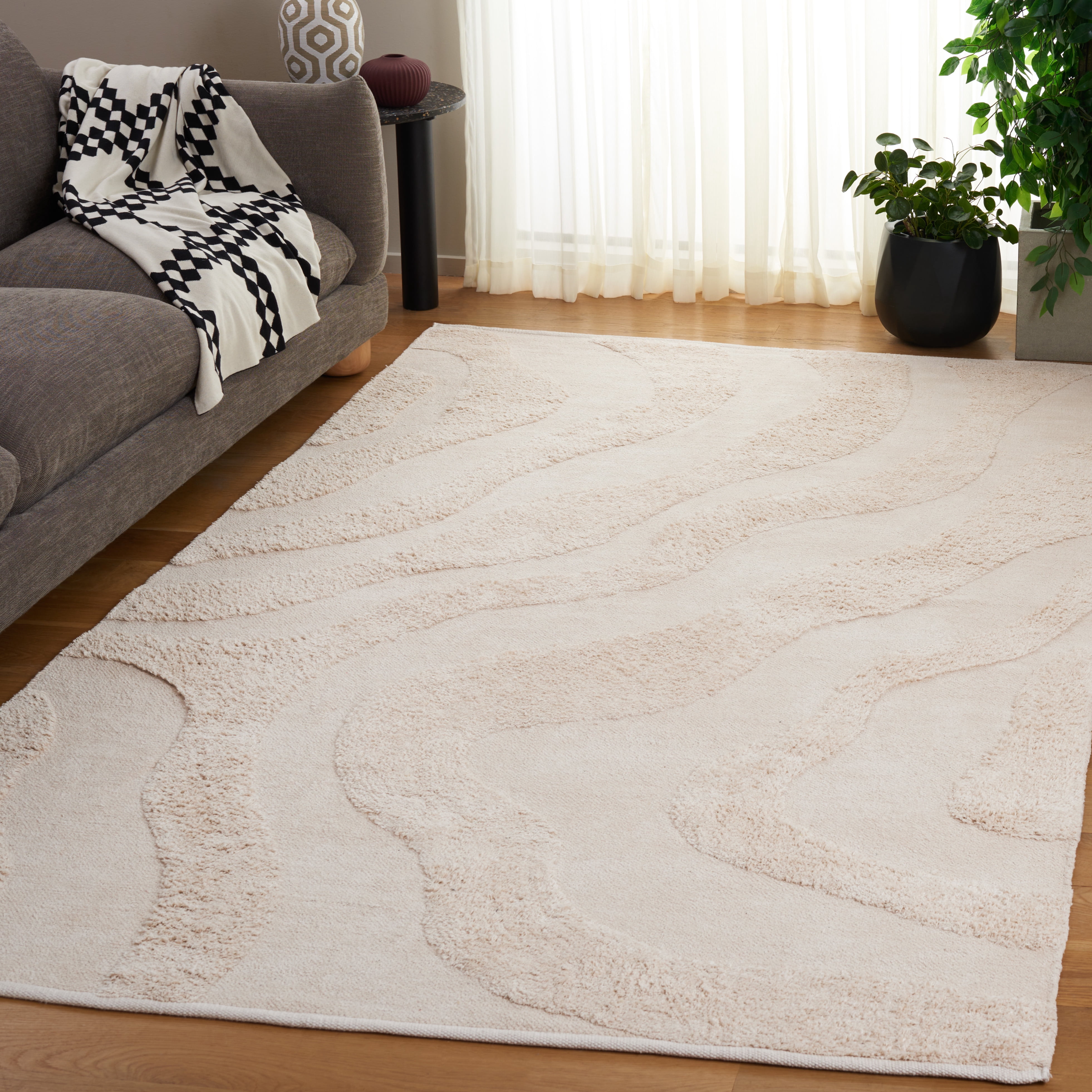 Safavieh Easy Care Lyla Geometric Area Rug, Ivory, 3' x 5'