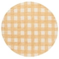 thumbnail image 1 of SAFAVIEH Easy Care Maggie Plaid Area Rug, Ivory/Gold, 6' x 6' Round, 1 of 10