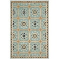 thumbnail image 1 of SAFAVIEH Easy Care Marcus Floral Area Rug, Light Blue/Dark Blue, 6' x 9', 1 of 9