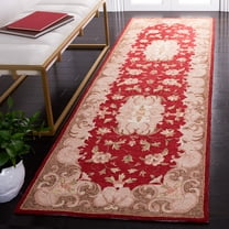 Safavieh Easy Care Mirjana Oriental Runner Rug, Rust/Sage, 2'6" x 10'