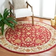 thumbnail image 1 of Safavieh Easy Care Myrtle Floral Area Rug, Red/Ivory, 8' x 8' Round, 1 of 11