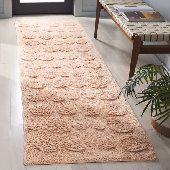 Safavieh Easy Care Nader Solid Machine Washable Runner Rug, Pink, 2'3" x 9'
