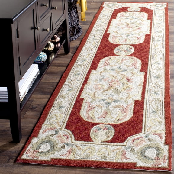 Safavieh Easy Care Tanisha Floral Runner Rug, Ivory/Red, 2'6" x 8'
